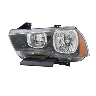 2013 dodge charger front driver side replacement halogen headlight assembly arswlch2502232v