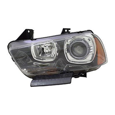 2012 dodge charger front driver side replacement hid headlight assembly arswlch2502236c