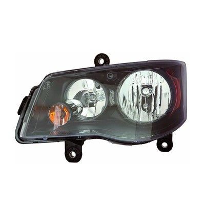 2013 dodge caravan front driver side replacement halogen headlight assembly arswlch2502266c