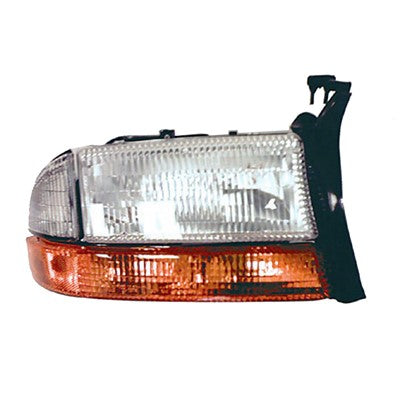 2002 dodge durango front passenger side replacement headlight lens and housing arswlch2503122c