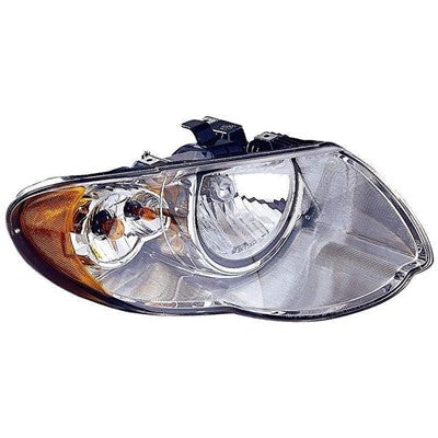 2005 chrysler town country front passenger side replacement headlight lens and housing arswlch2503152c