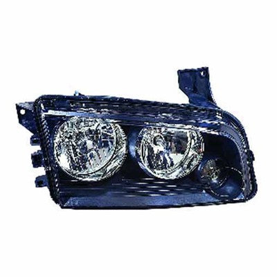 2007 dodge charger front passenger side replacement halogen headlight assembly arswlch2503163v
