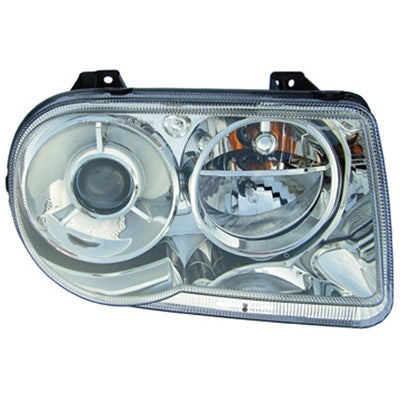 2006 chrysler 300 front passenger side replacement hid headlight lens and housing arswlch2503171v