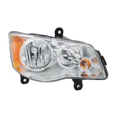 2009 chrysler town country front passenger side replacement halogen headlight assembly arswlch2503192c