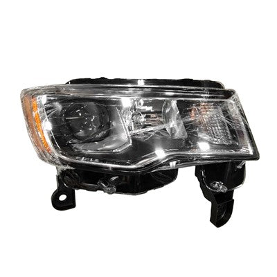 2017 jeep grand cherokee front passenger side replacement halogen headlight assembly arswlch2503297c