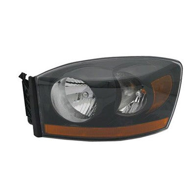 2006 dodge ram 1500 front driver side replacement headlight lens and housing arswlch2518115v