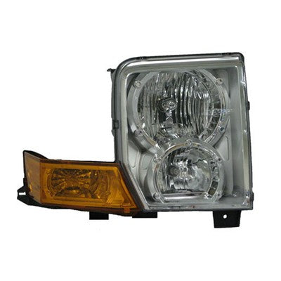 2010 jeep commander front driver side replacement halogen headlight assembly arswlch2518117v