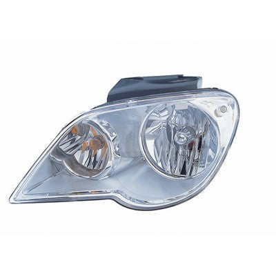 2007 chrysler pacifica front driver side replacement halogen headlight lens and housing arswlch2518120c