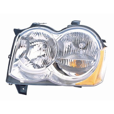 2008 jeep grand cherokee front driver side replacement halogen headlight assembly arswlch2518131c