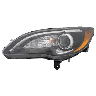 2011 chrysler 200 front driver side replacement halogen headlight assembly arswlch2518141v