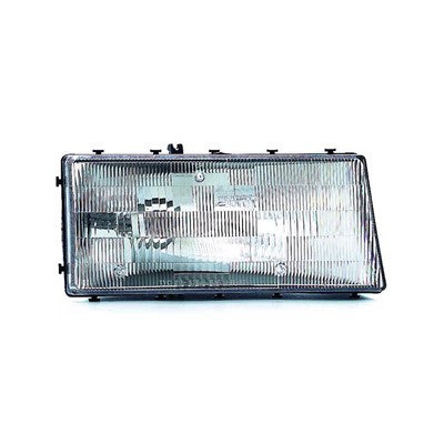 1992 dodge spirit front passenger side replacement headlight lens and housing arswlch2519102v