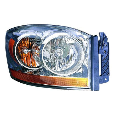 2006 dodge ram 1500 front passenger side replacement headlight lens and housing arswlch2519114c