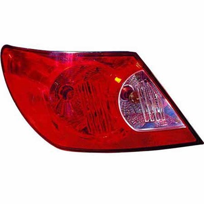 2008 chrysler sebring rear driver side replacement tail light lens and housing arswlch2800176v