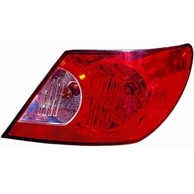 2008 chrysler sebring rear passenger side replacement tail light lens and housing arswlch2801176v