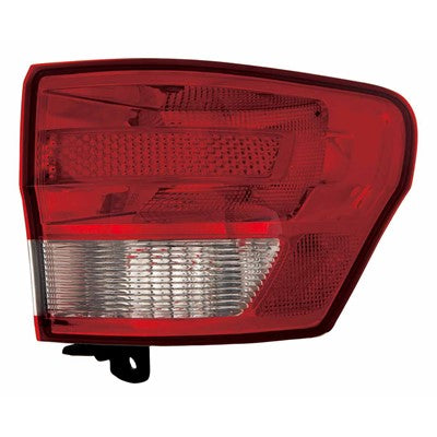 2012 jeep grand cherokee rear passenger side replacement tail light assembly arswlch2805100c