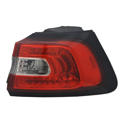 2014 jeep cherokee rear passenger side replacement tail light assembly arswlch2805107c