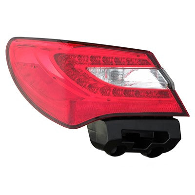 2012 chrysler 200 rear driver side replacement tail light assembly arswlch2818131v