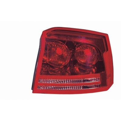 2008 dodge charger rear passenger side replacement tail light lens and housing arswlch2819105c