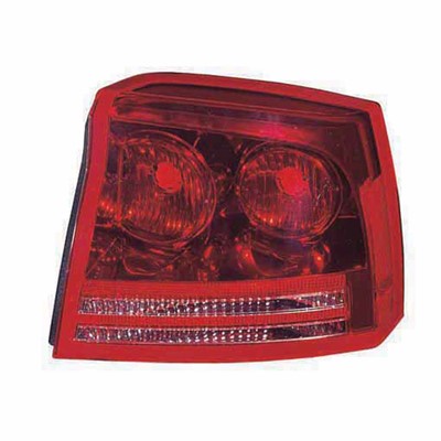 2008 dodge charger rear passenger side replacement tail light lens and housing arswlch2819105v