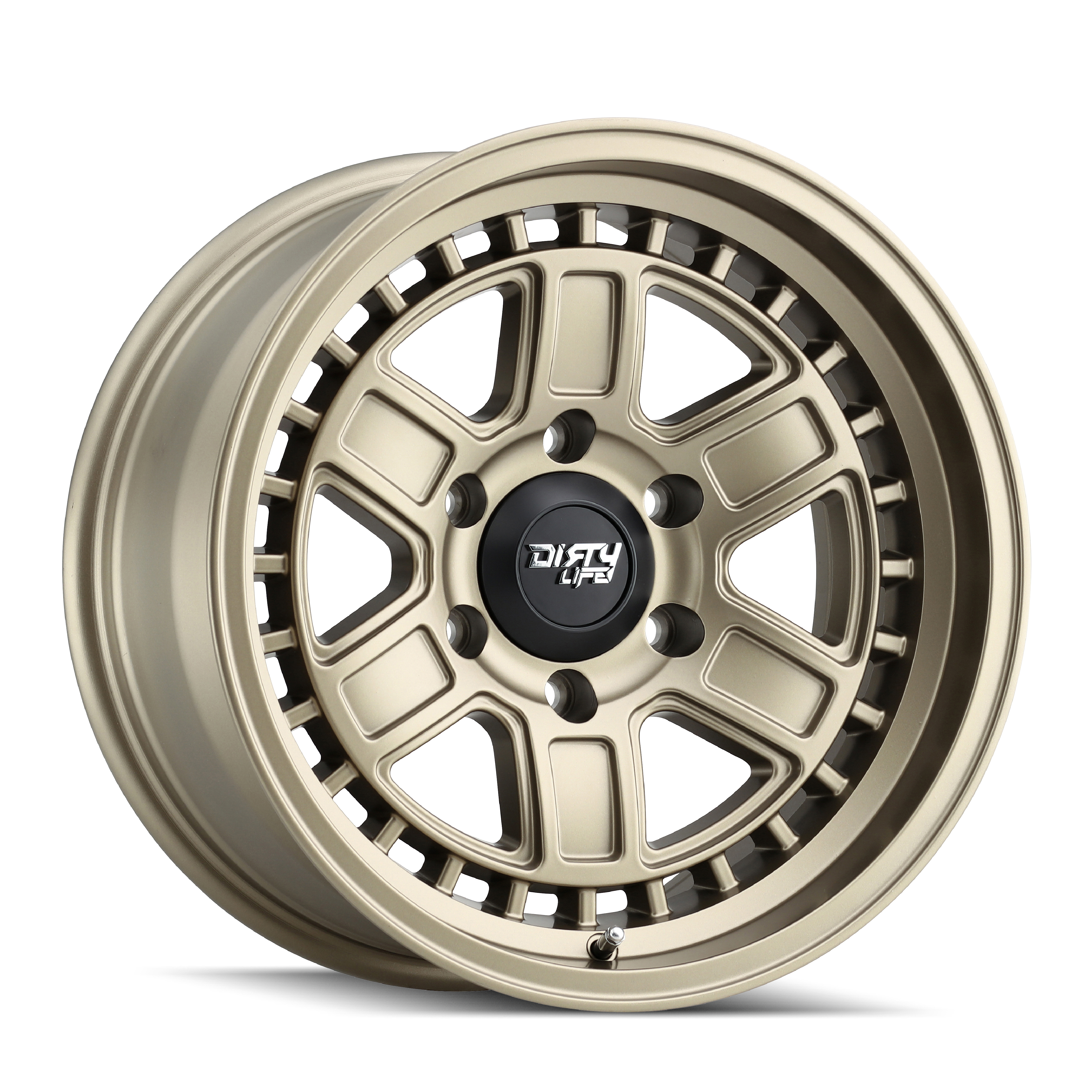 Dirty Life 17"x8.5" Non-Chrome Matte Gold Custom Wheel ARSWCW93087883MGD