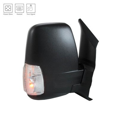 2015 ford transit 150 passenger side power door mirror with heated glass arswmfo1321552