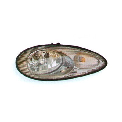 1997 mercury sable front driver side replacement headlight assembly arswlfo2502140v