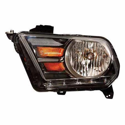 2013 ford mustang front driver side replacement halogen headlight assembly arswlfo2502276c