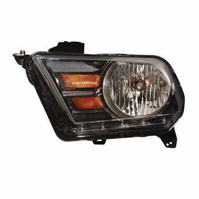 2010 ford mustang front driver side replacement halogen headlight assembly arswlfo2502281c