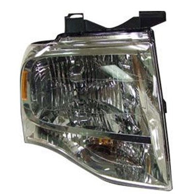 2007 ford expedition front passenger side replacement headlight assembly lens and housing arswlfo2503226c