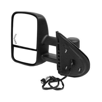 2013 gmc 2500 driver side power door mirror with heated glass with turn signal arswmgm1320354