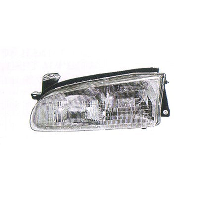 1993 geo prizm front driver side replacement headlight assembly arswlgm2502134v