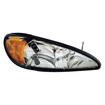 2002 pontiac grand am front driver side replacement headlight assembly arswlgm2502196c