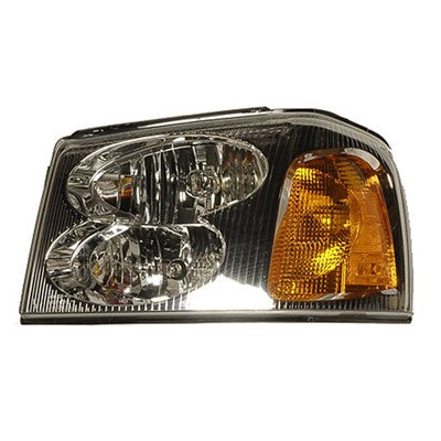 2008 gmc envoy front driver side replacement headlight assembly arswlgm2502220v