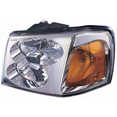 2003 gmc envoy front driver side replacement headlight assembly arswlgm2502220c