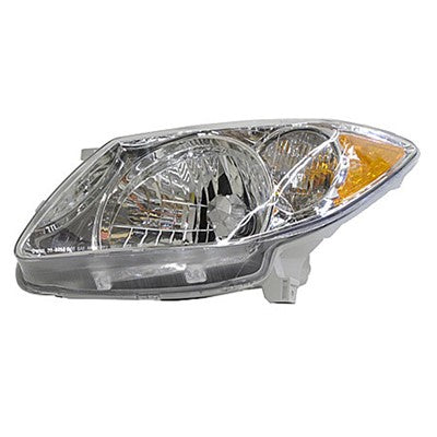 2008 pontiac vibe front driver side replacement headlight assembly arswlgm2502249v