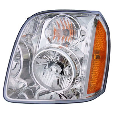 2008 gmc yukon front driver side replacement headlight assembly arswlgm2502264v