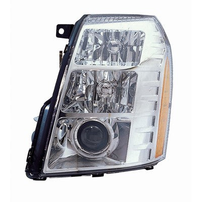 2009 cadillac escalade front driver side replacement hid headlight assembly arswlgm2502291c