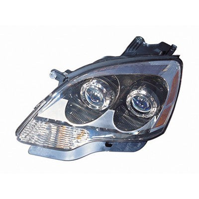 2008 gmc acadia front driver side replacement halogen headlight assembly arswlgm2502294v