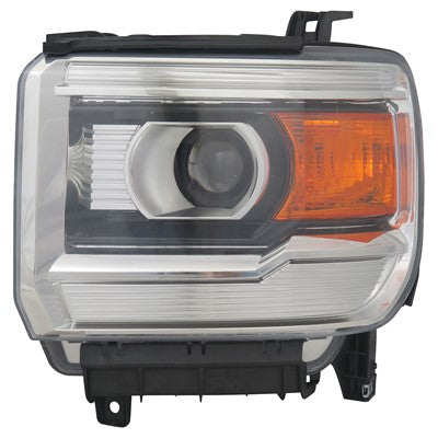 2015 gmc sierra 2500 front driver side replacement led headlight assembly arswlgm2502394c