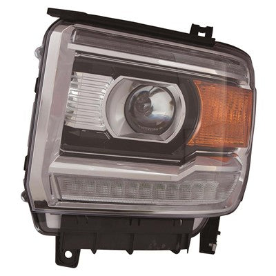 2019 gmc 3500 front driver side replacement hid headlight assembly arswlgm2502471