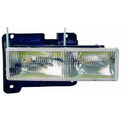 1992 gmc c k front passenger side replacement headlight assembly arswlgm2503101c
