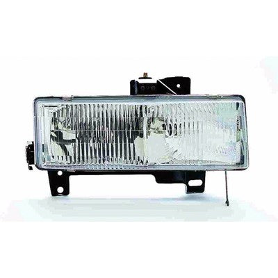 2001 gmc savana front passenger side replacement headlight assembly arswlgm2503176v