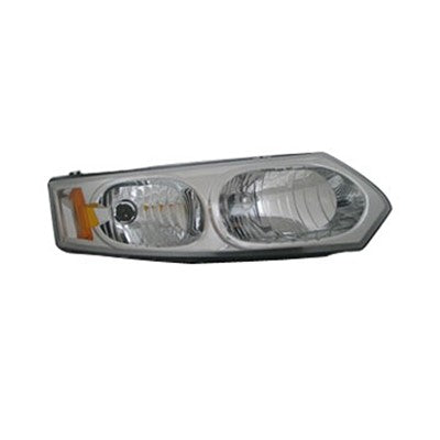 2006 saturn ion front passenger side replacement headlight lens and housing arswlgm2503231v