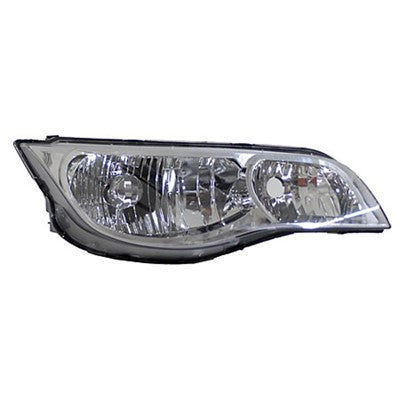 2007 saturn ion front passenger side replacement headlight lens and housing arswlgm2503239v