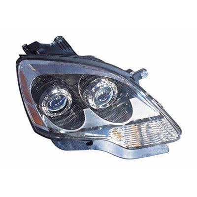 2008 gmc acadia front passenger side replacement halogen headlight assembly arswlgm2503294v