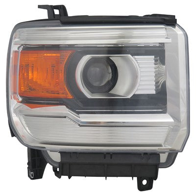 2015 gmc sierra 2500 front passenger side replacement led headlight assembly arswlgm2503394c