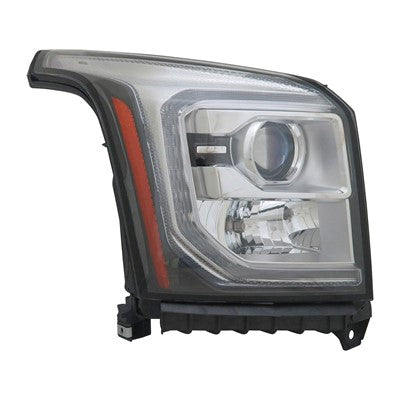 2015 gmc yukon front passenger side replacement halogen headlight assembly arswlgm2503409