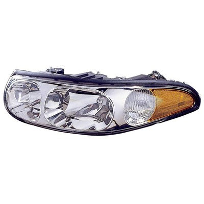 2002 buick lesabre front driver side replacement headlight lens and housing arswlgm2518152c