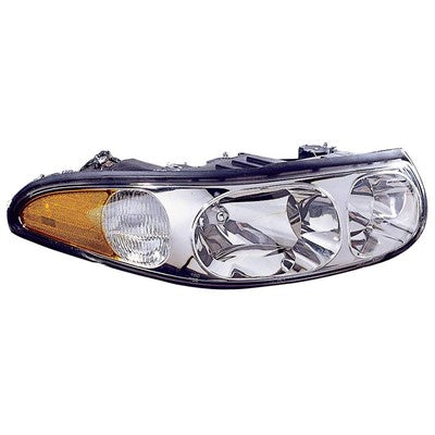 2005 buick lesabre front driver side replacement headlight lens and housing arswlgm2518153c