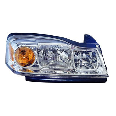 2006 saturn vue front passenger side replacement headlight lens and housing arswlgm2519143c